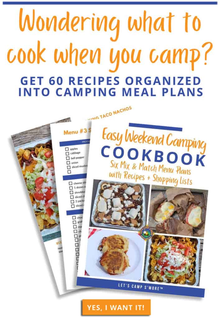 promotion of camping cookbook
