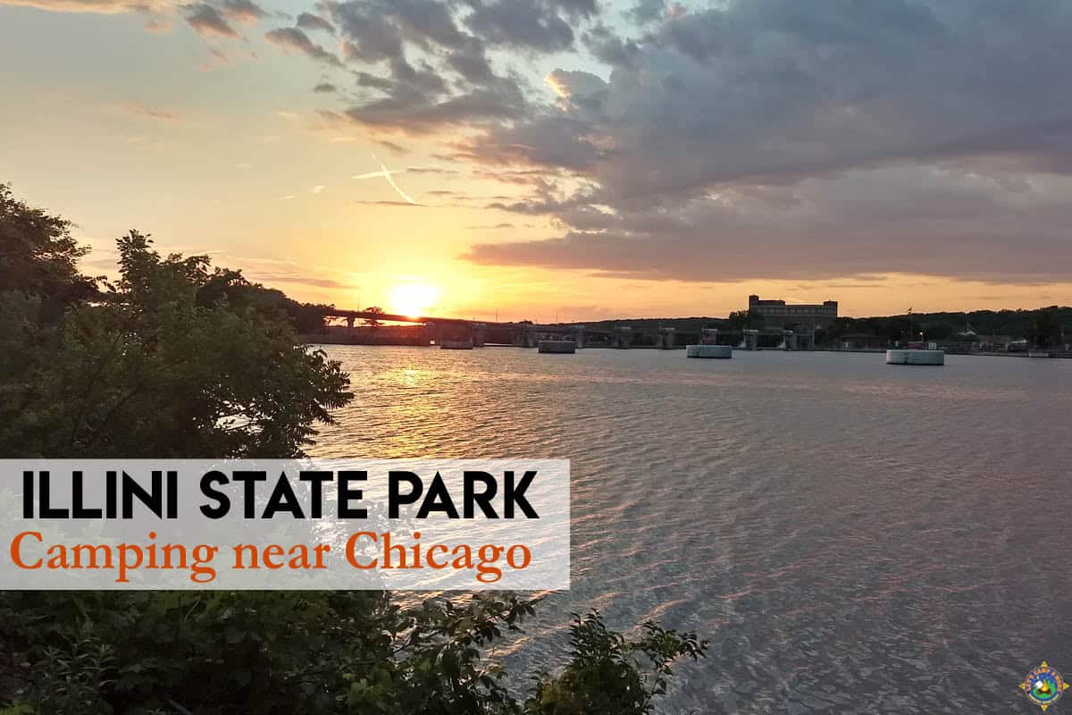 Sunset from Illini State Park Campground