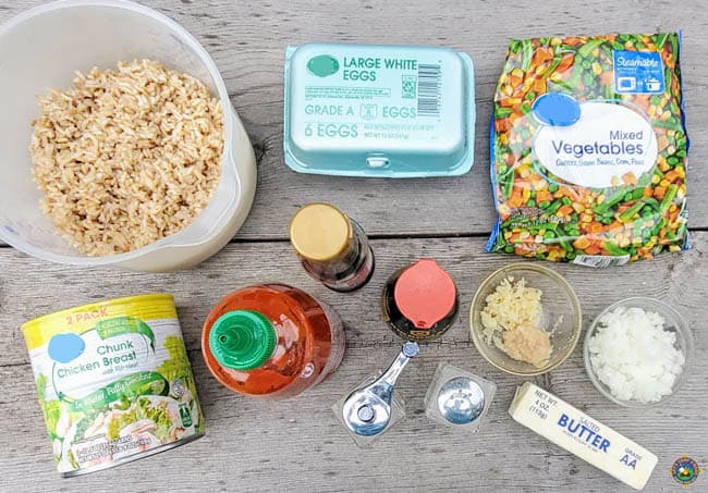 chicken fried rice ingredients