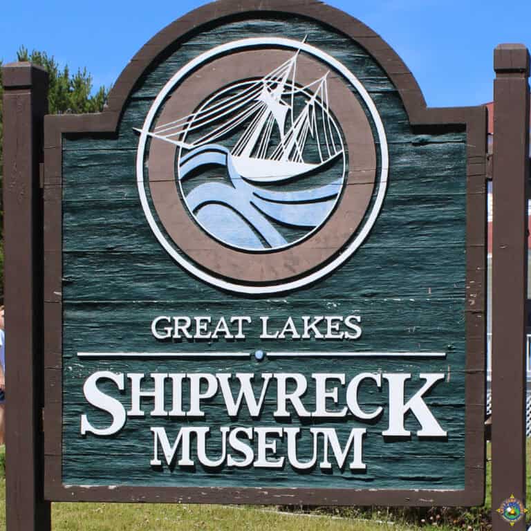 Great Lakes Shipwreck Museum Sign