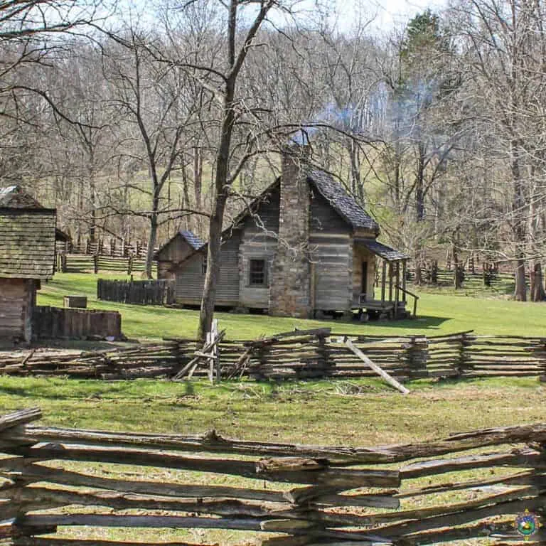 Old Cabin at the 1850s Living Museum