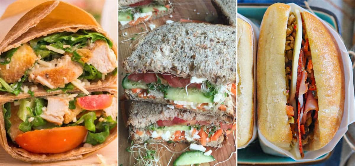 3 Camping Sandwiches and Wraps