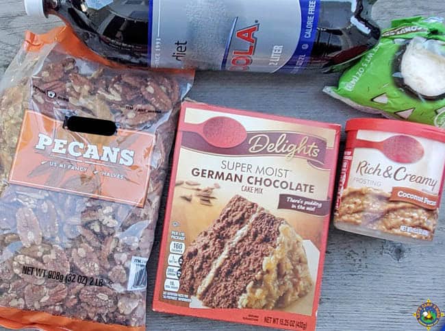 German Chocolate Cake Ingredients