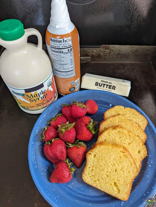 Blackstone Strawberry Shortcake Ingredients