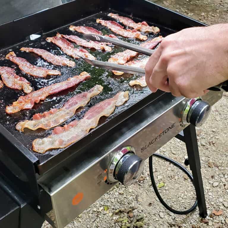 Blackstone Griddle with Bacon
