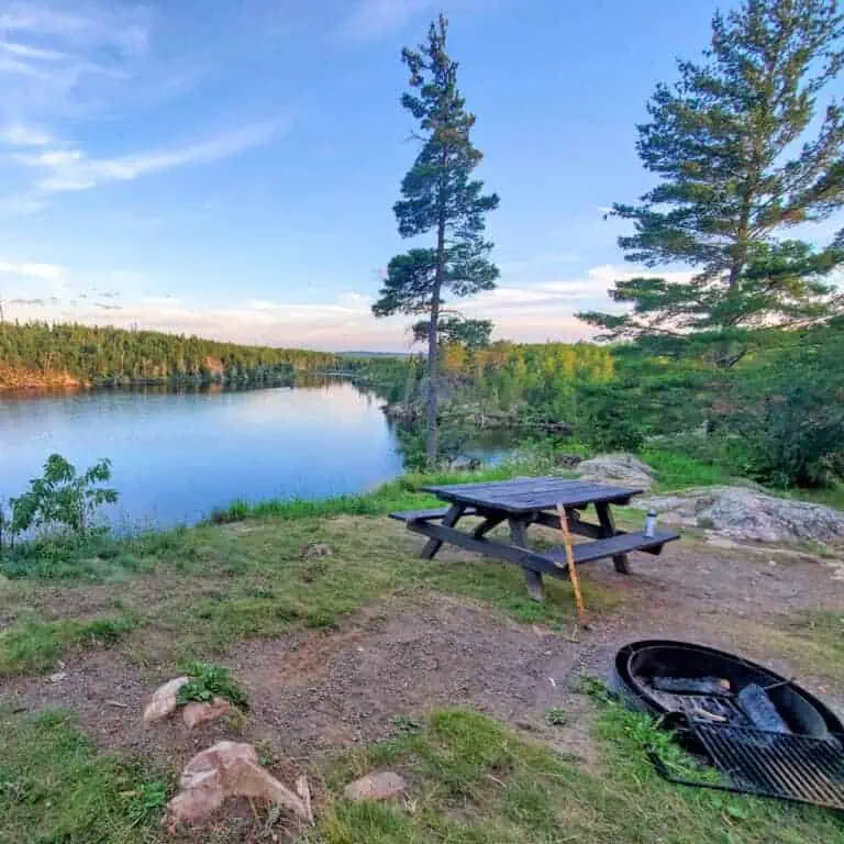 View from Trails End Campsite