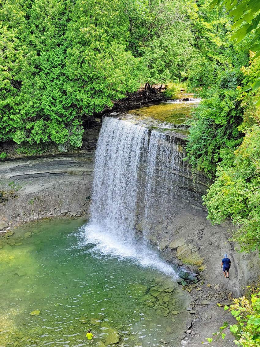 Bridal Veil Falls on Manitoulin Island