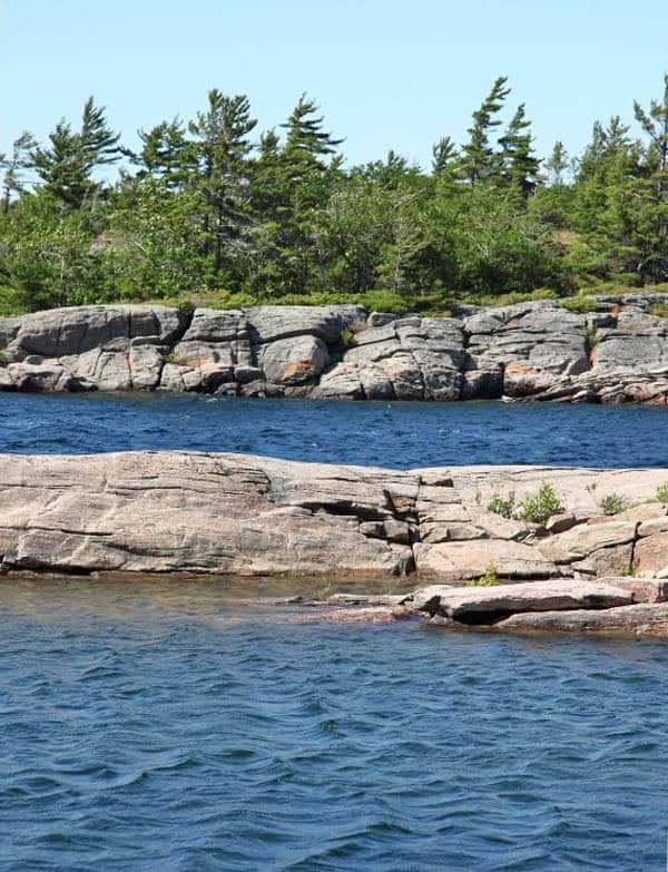 Georgian Bay Islands National Park View from Day Tripper Boat