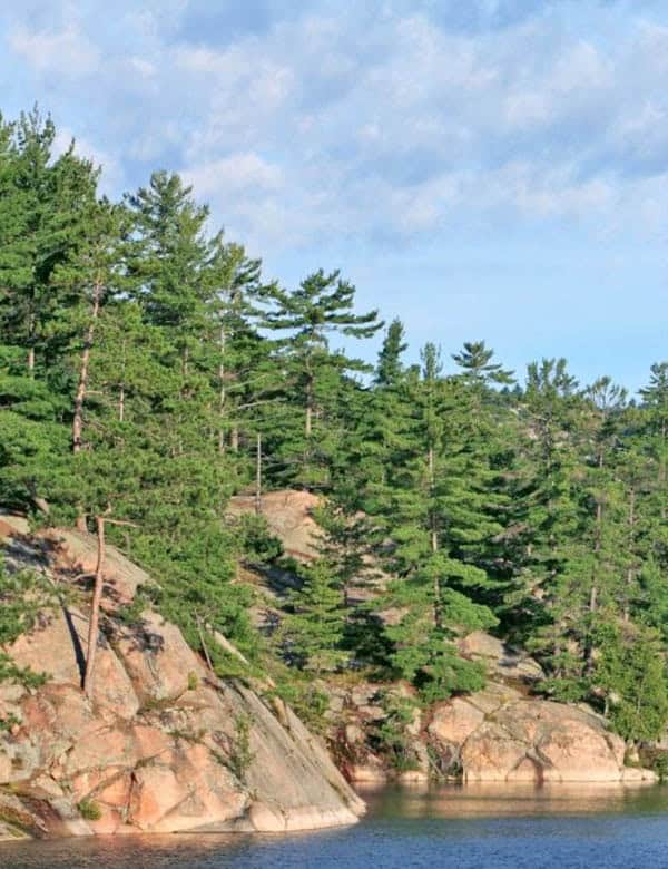 view of a Killarney Provincial Park Lake