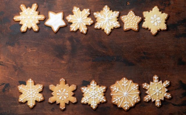 Christmas gingerbread cookies