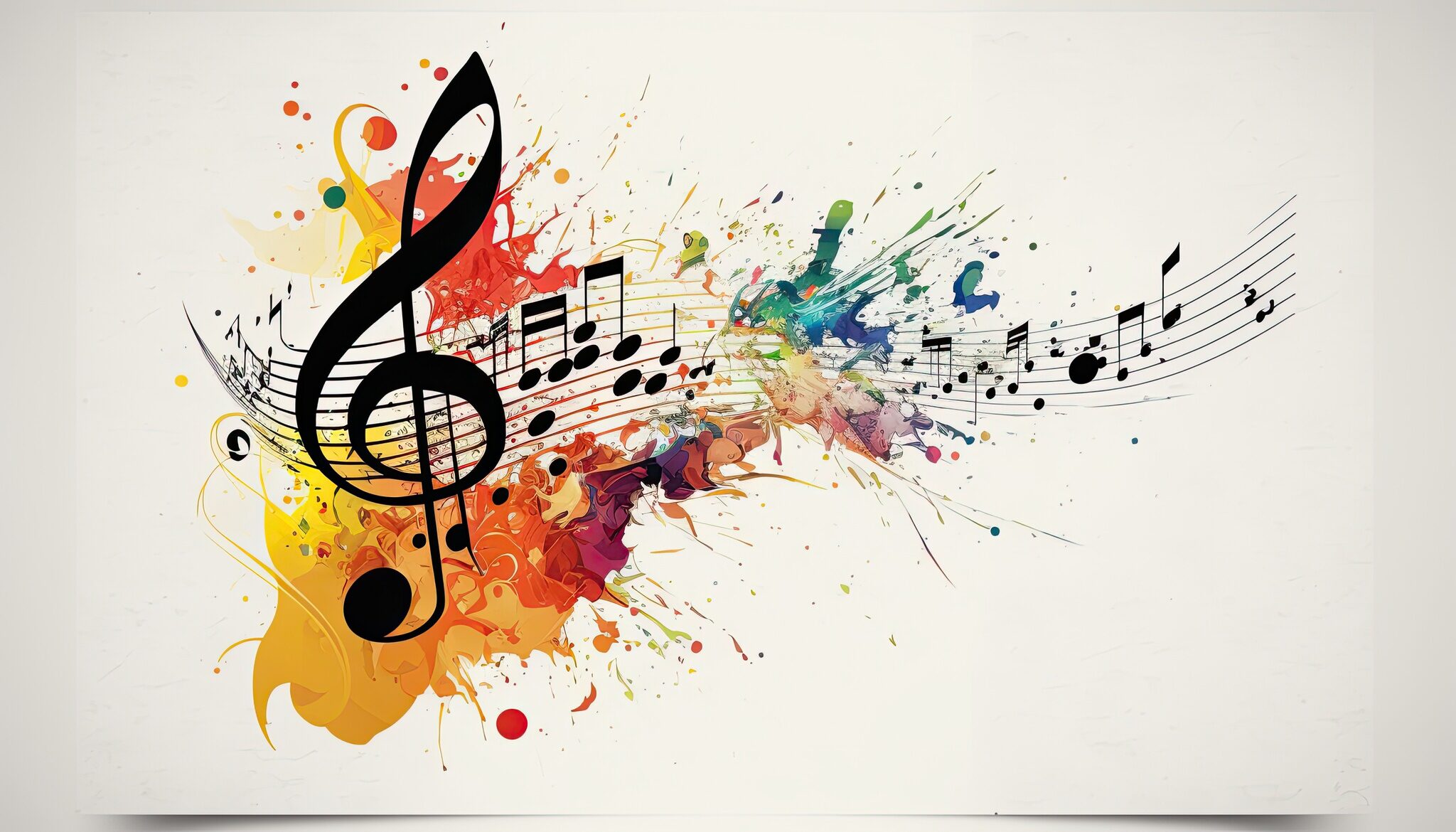 vecteezy colorful abstract musical notes 22265827