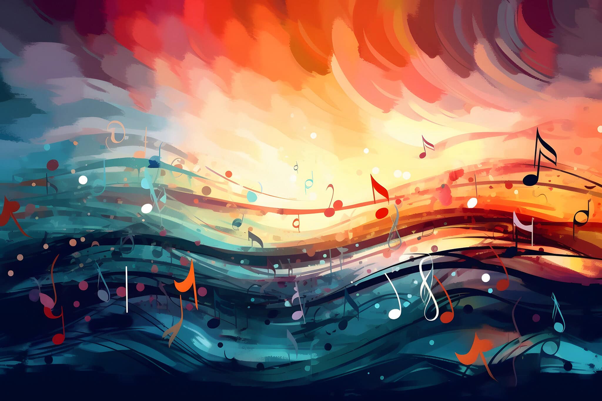 vecteezy multicolored musical abstract background neural network ai 29609846
