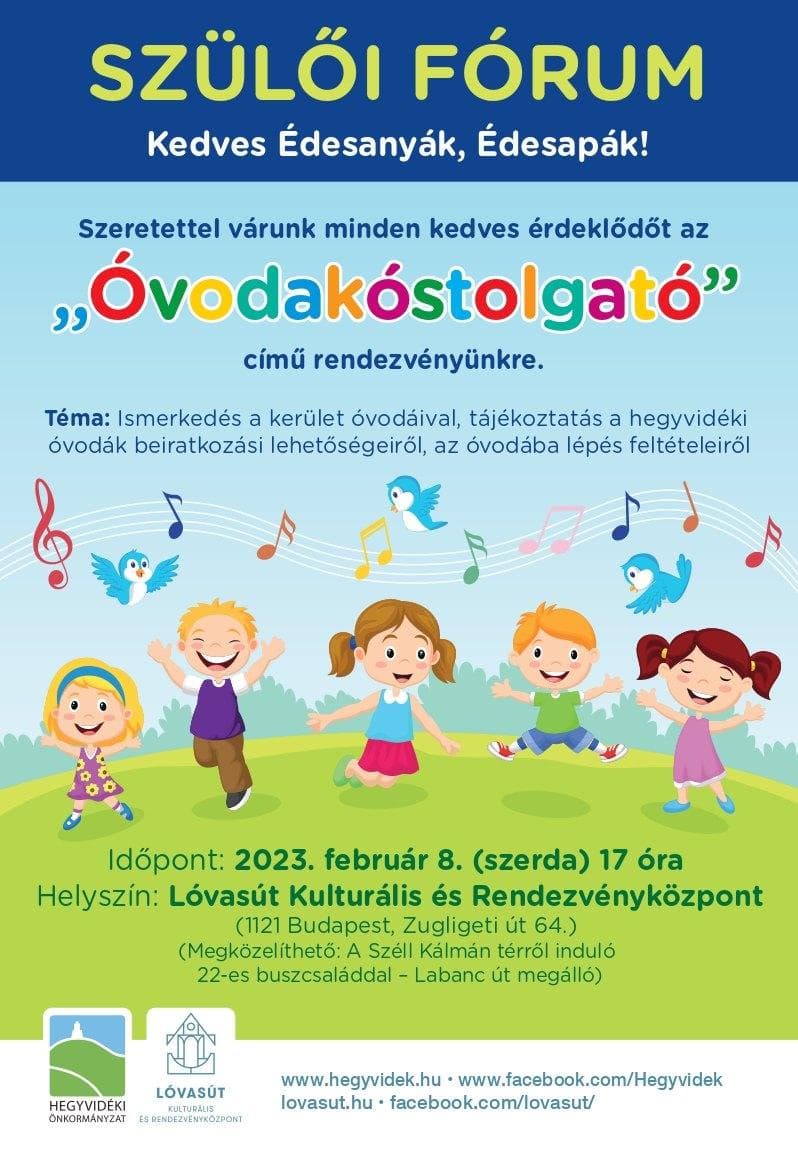Óvodakóstolgató – szülői fórum