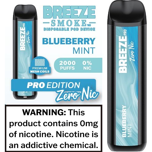 0 NIC BREEZE PRO 2000 BLUEBERRY MINT 10CT