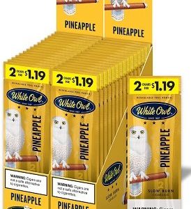 WHITE OWL CIGARELLO PINEAPPLE 2/1.19C 30CT