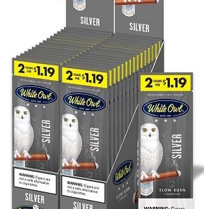 WHITE OWL CIGARELLO SILVER 2/1.19C 30CT