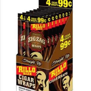 ZIG ZAG RILLO WRAP 4/99 STRAIGHT UP 15CT