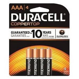 DURACELL AAA USA 4PK 18CT
