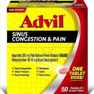 ADVIL SINUS CONGESTION AND PAIN