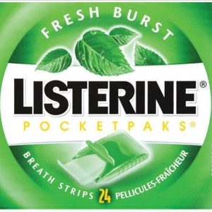 LISTIRINE STRIPS FRESH BURST 12CT