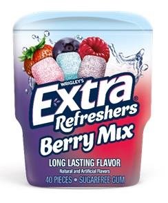 EXTRA REFRESHERS BERRY MIX 4CT