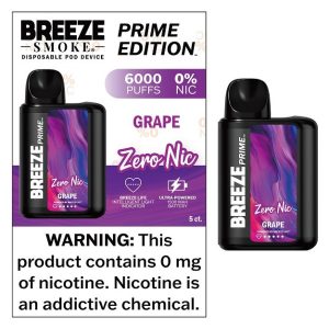 0 NIC BREEZE PRIME 6000 GRAPE 5CT