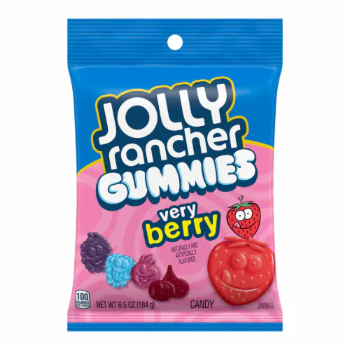 PEG JOLLY RANCHER GUMMIES VERY BERRY 7OZ