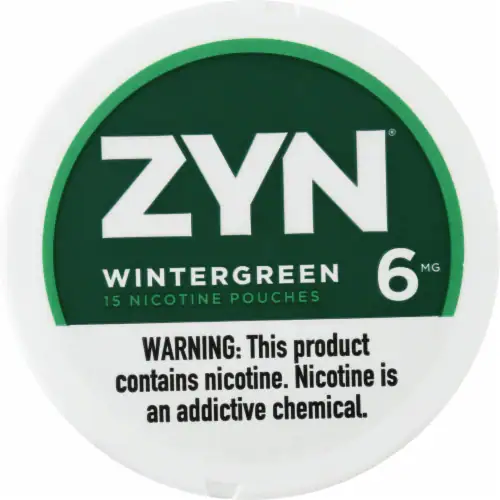 ZYN NIC POUCHES 6MG WINTERGREEN