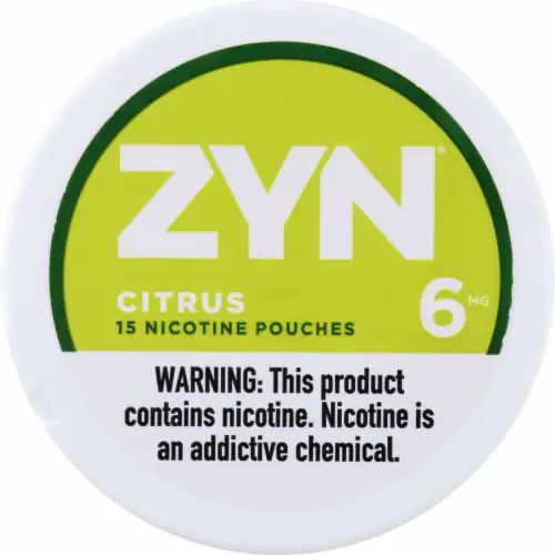 ZYN NIC POUCHES 6MG CITRUS