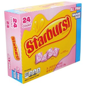 KING SIZE STARBURST ALL PINK 24CT