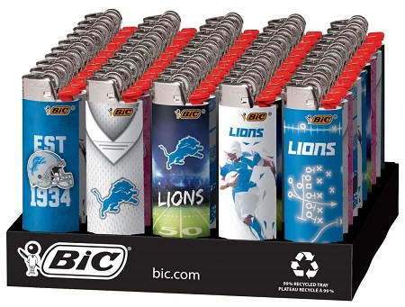 BIC LIGHTER LIONS 50CT