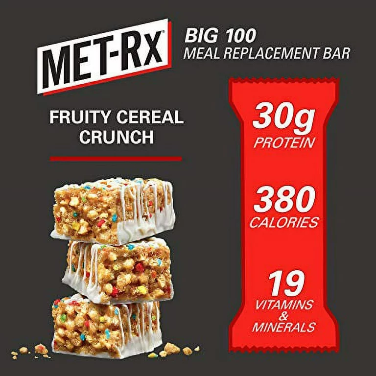 MET RX BIG 100 FRUITY CEREAL