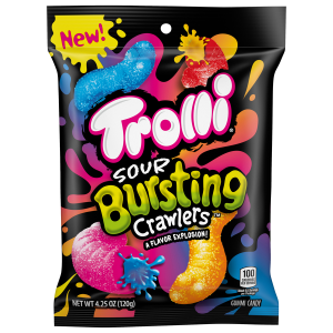 PEG TROLLI SOUR BURSTING CRAWLERS NEW