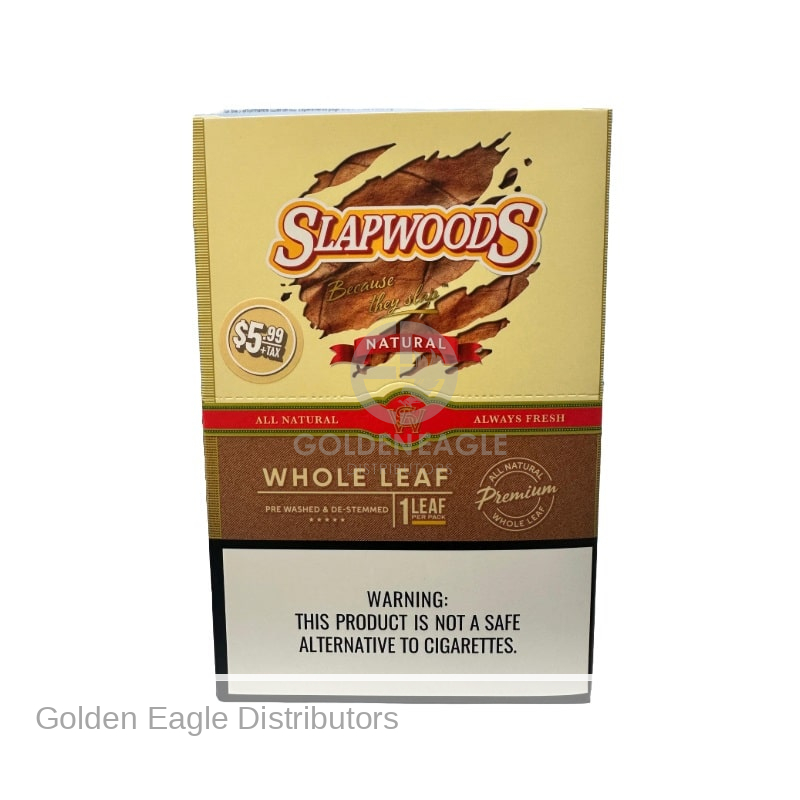 SLAPWOODS WHOLE LEAF NATURAL PP5.99 10CT