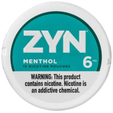 ZYN NIC POUCHES 6MG MENTHOL