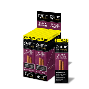 GAME CIGARELLO BLACK CHERRY 1.29 2PK