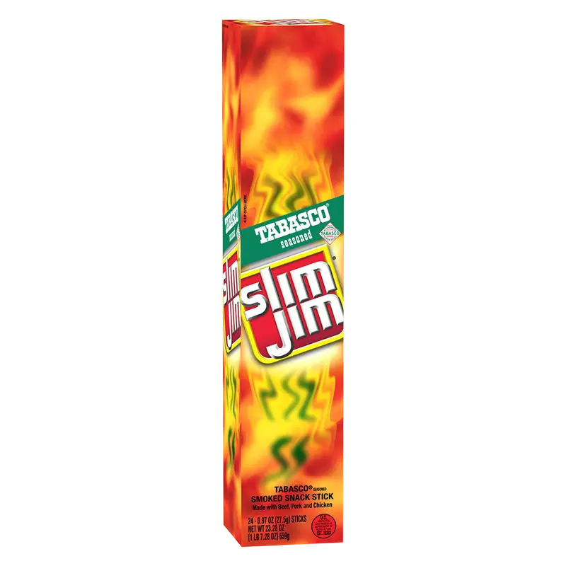 SLIM JIM GIANT TOBASCO 24CT