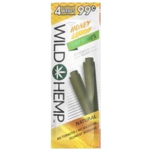 WILD HEMP 4/99 WRAPS HONEY LEMON