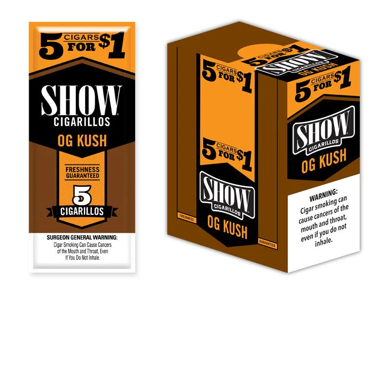 SHOW CIGARILLOS 5FOR1 OG KUSH 15CT