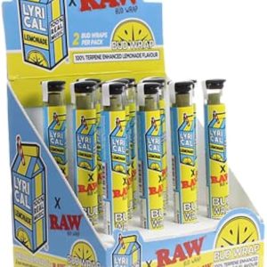 RAW X LYRICAL LEMONADE BUD WRAP CONE 12CT