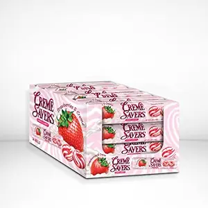 CREME SAVER ROLL STRAWBERRY AND CREAM 24CT