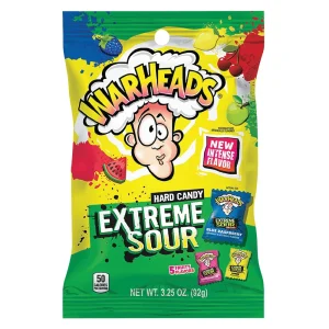 PEG WARHEAD EXTREME SOUR HARD 3.25OZ NEW