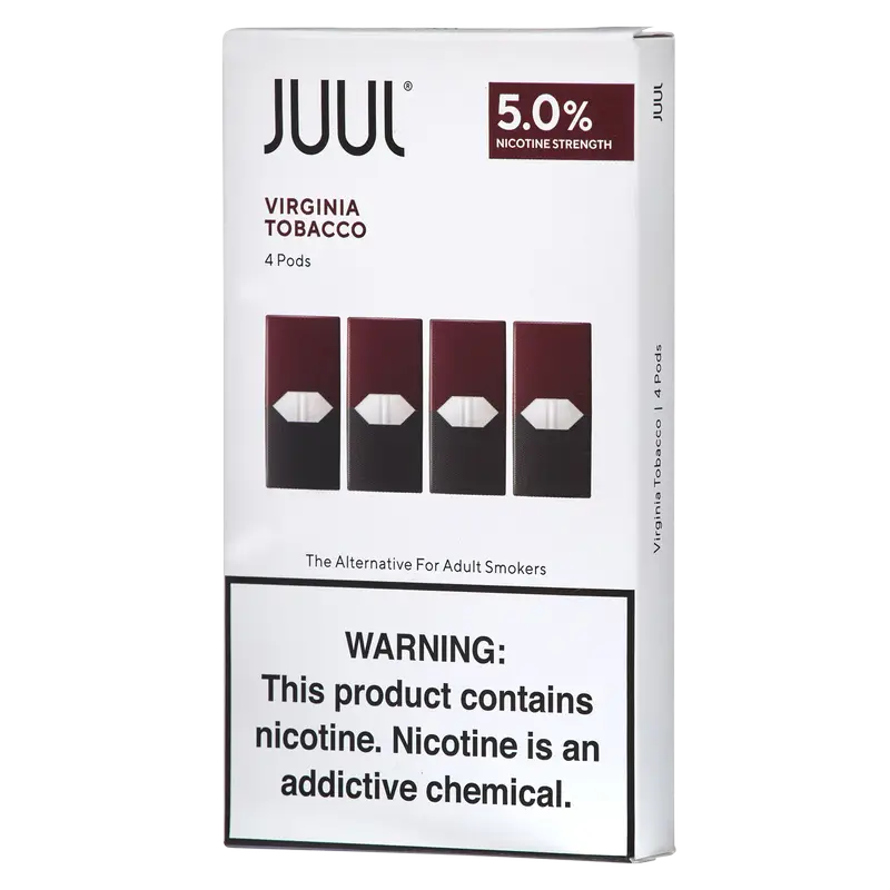 JUUL PODS VIRGINIA TOBACCO 3 PERCENT 4 PACK