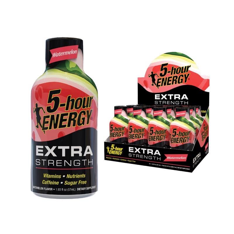 5 HOUR ENERGY EXTRA STRENGHT WATERMELON 12CT