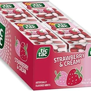 TIC TAC STRAWBERRY AND CREAM 12CT