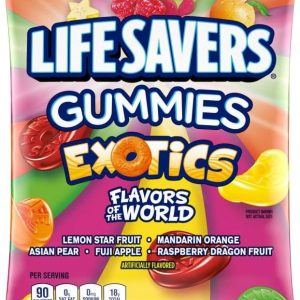 PEG LIFESAVER GUMMIES EXOTICS 7OZ