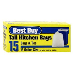 BEST BUY KITCHEN BAGS 13GAL TX