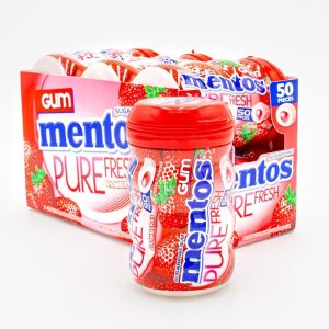 MENTOS GUM 6CT STRAWBERRY NEW