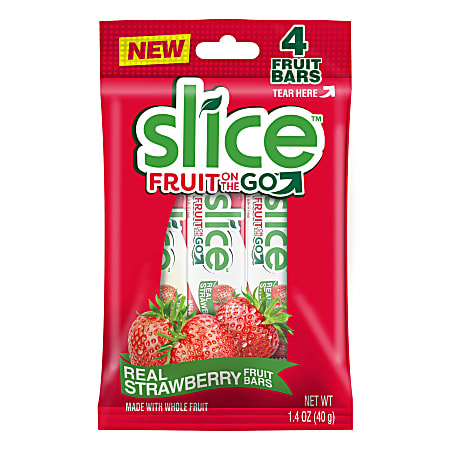 SLICE FRUIT STRAWBERRY 3/99 60CT