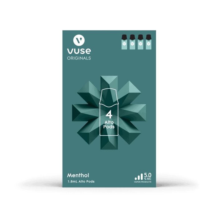 VUSE ALTO PODS 4PK 5 PERCENT MENTHOL